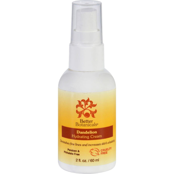 Better Botanicals Hydrating Cream - Dandelion - 2 Oz