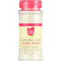 Cake Mate Cake Decor - Cupcake Gems - Perfect Pearls - 2 Oz - Case Of 6