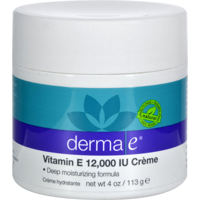 Derma E Vitamin E Creme - 12000 Iu - 4 Oz