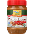 Field Day Peanut Butter - Organic - Crunchy - Unsalted - 18 Oz - Case Of 12