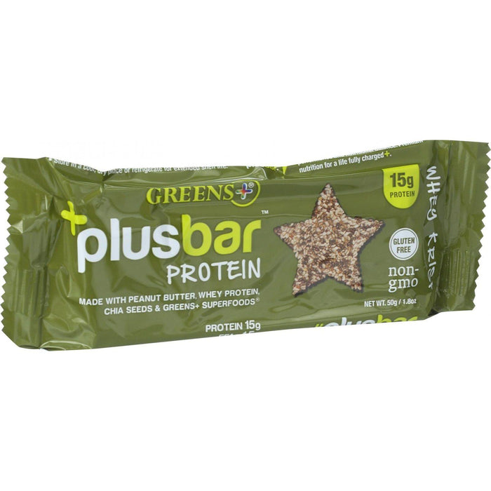 Greens Plus Plusbar Protein Bar - Whey Krisp - 1.76 Oz Bars - Case Of 12
