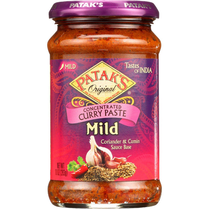 Pataks Spice Paste - Mild Curry - Mild - 10 Oz - Case Of 6