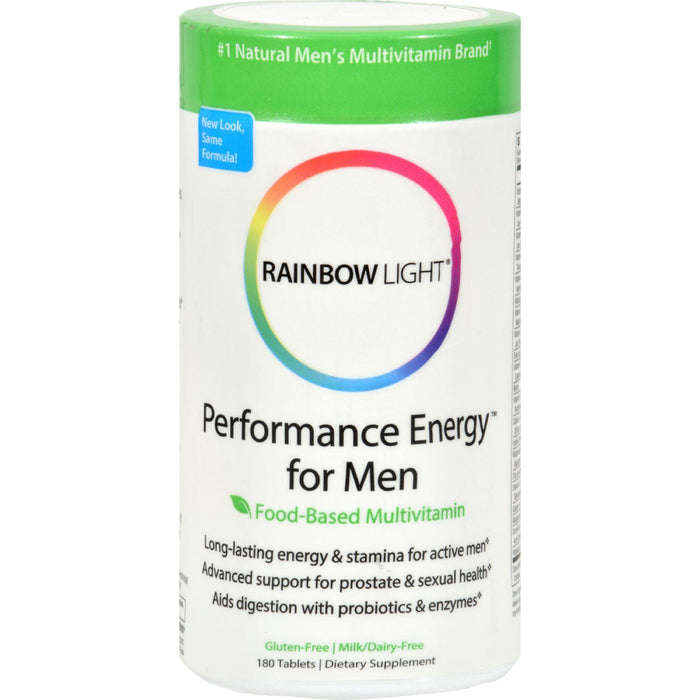 Rainbow Light Performance Energy Multivitamin For Men - 180 Tablets