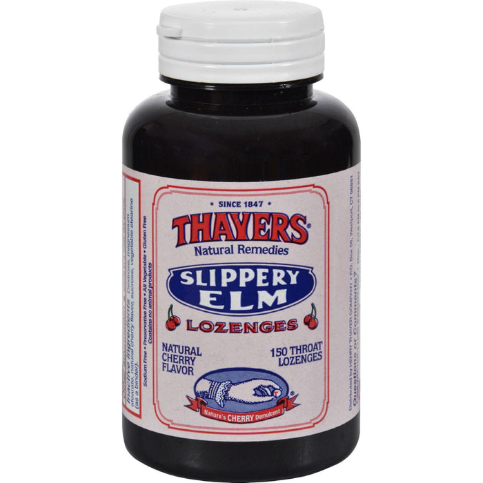 Thayers Slippery Elm Lozenges Cherry - 150 Lozenges