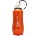 Thinksport Stainless Steel Sports Bottle - Orange - 25 Oz