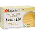Uncle Lee's Tea 100% Certified Organic White Tea - 18 Tea Bags