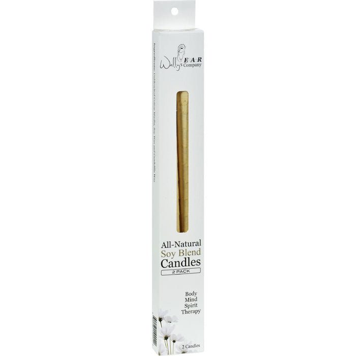Wally's Natural Products Plain Paraffin Ear Candles - 2 Candles